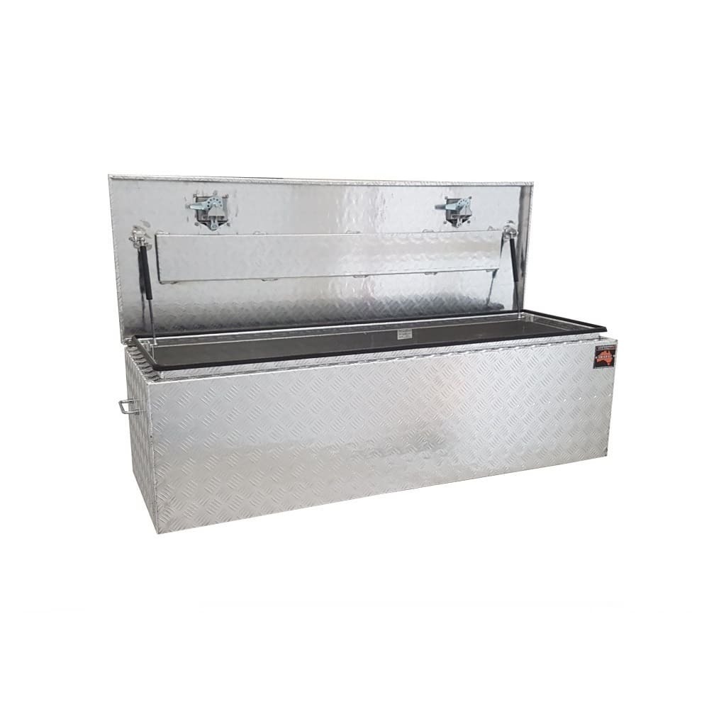 1500 x 500 x 450mm Aluminium Checker Top Opening Ute Tool box 4 Your Truck Ute Trailer Toolbox & Canopy 1554