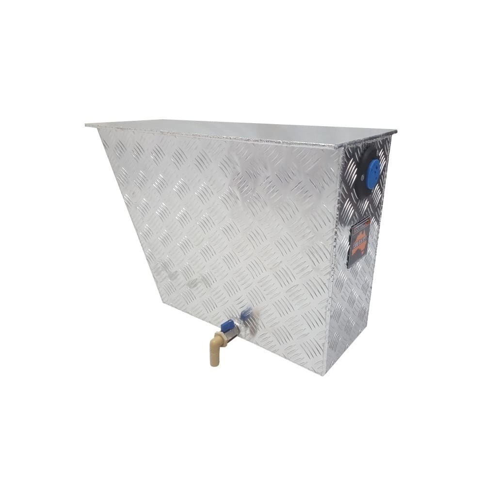 600 x 200 x 400mm Aluminium 20L Ute Camping Under Tray Body Box Storage Water Tank 624WT