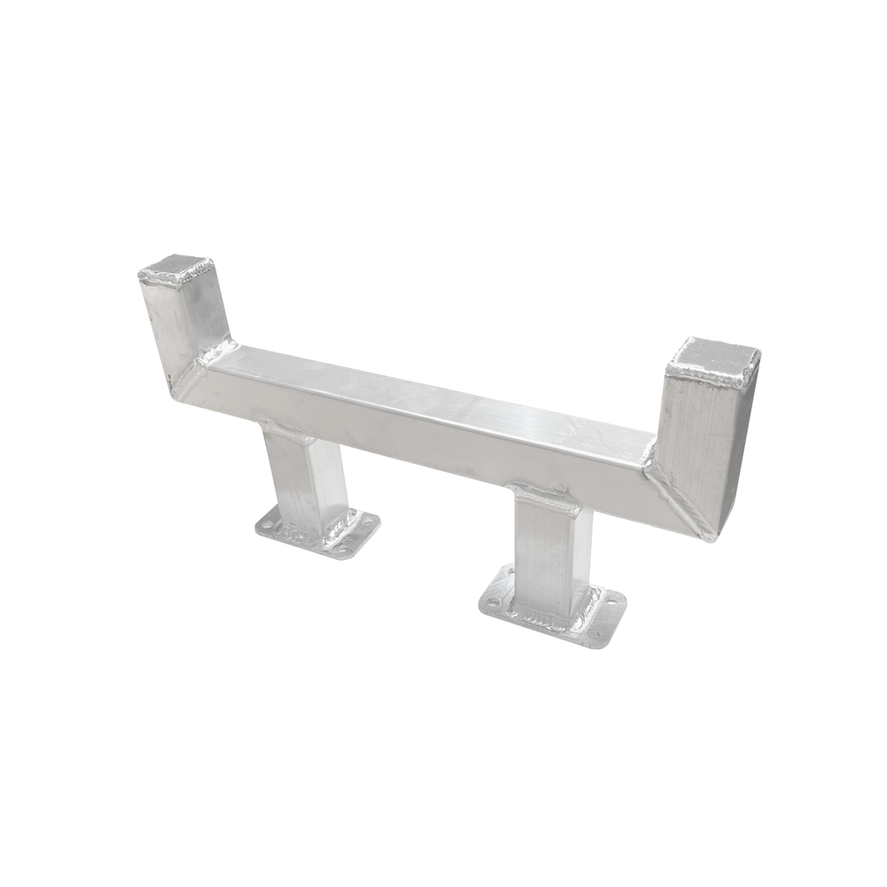 Small Ute Truck Toolbox Canopy Raw Aluminium Boltable Ladder Rack LDR-MIN-FP