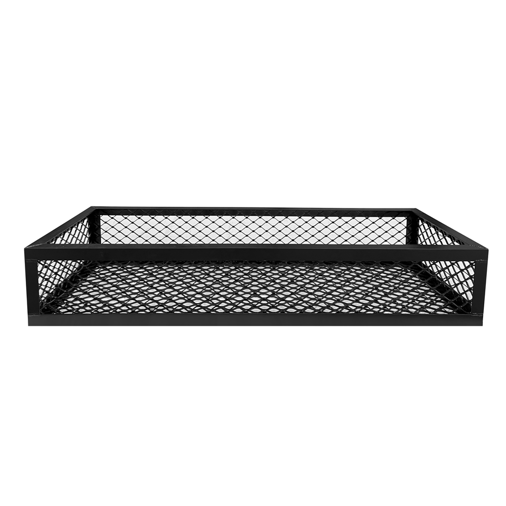 1400mm Black Storage Basket - Mesh Cage