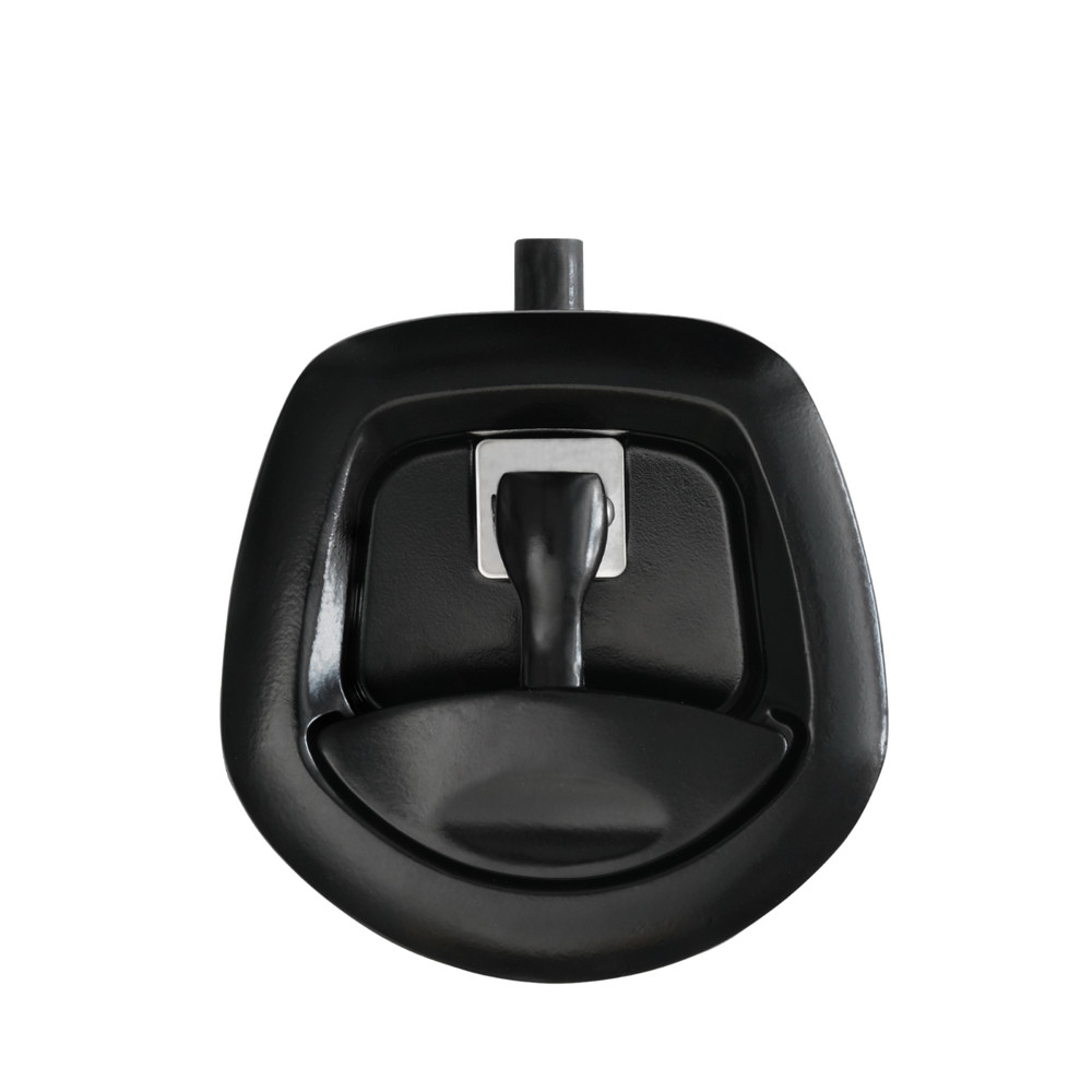 1x Black Whale Tail T-Lock Padlockable Whale Tail Handle